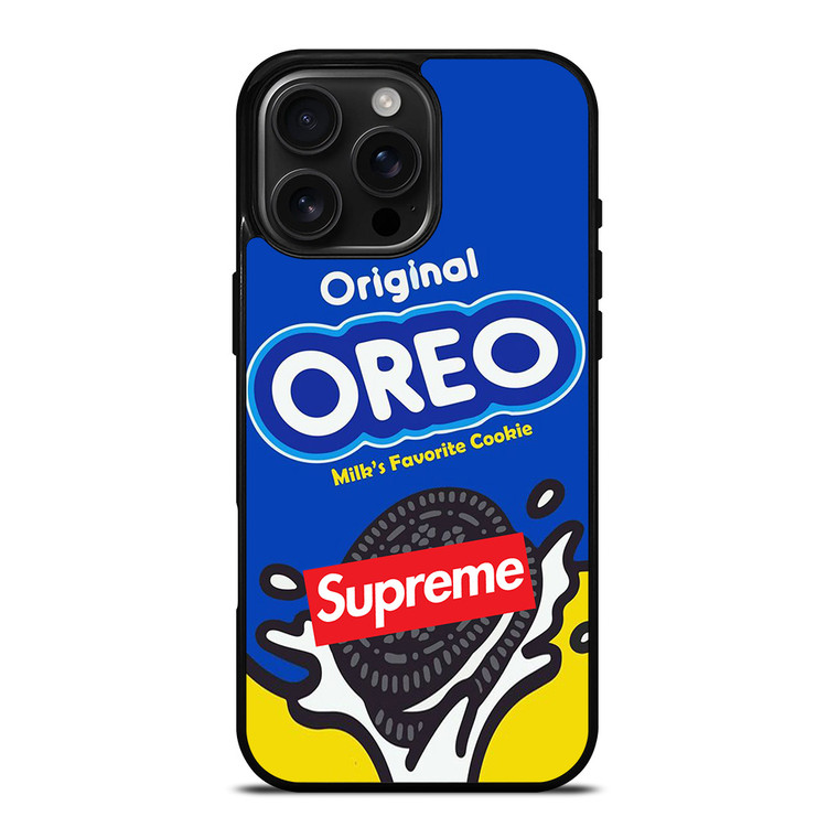 OREO CHOCOLATE MILK COOKIES SUPREME iPhone 16 Pro Max Case Cover