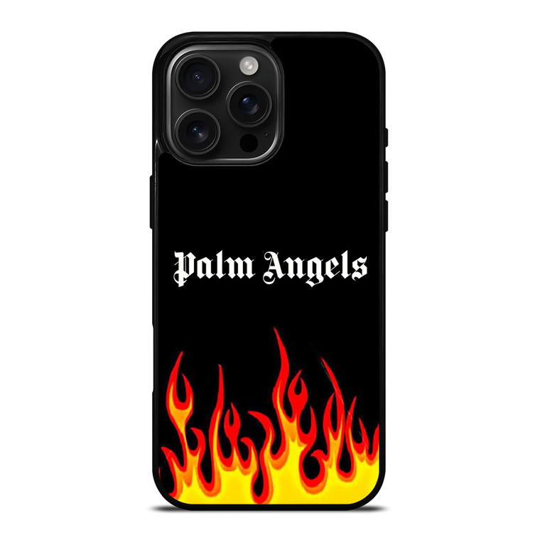 PALM ANGELS GRAFFITI FLAMES iPhone 16 Pro Max Case Cover