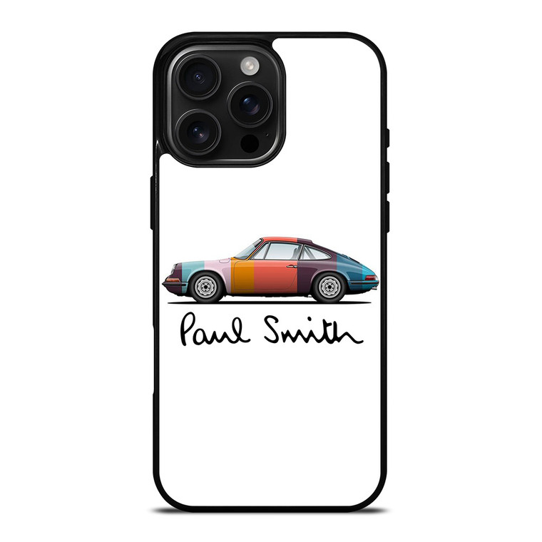 PAUL SMITH LOGO PORSCHE CAR iPhone 16 Pro Max Case Cover