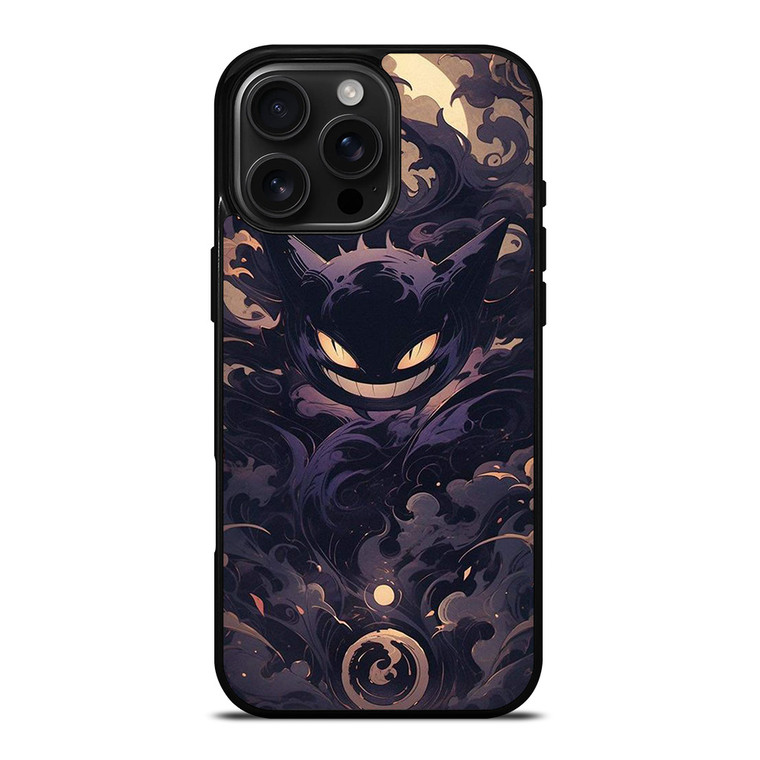 POKEMON POCKET MONSTER GENGAR iPhone 16 Pro Max Case Cover