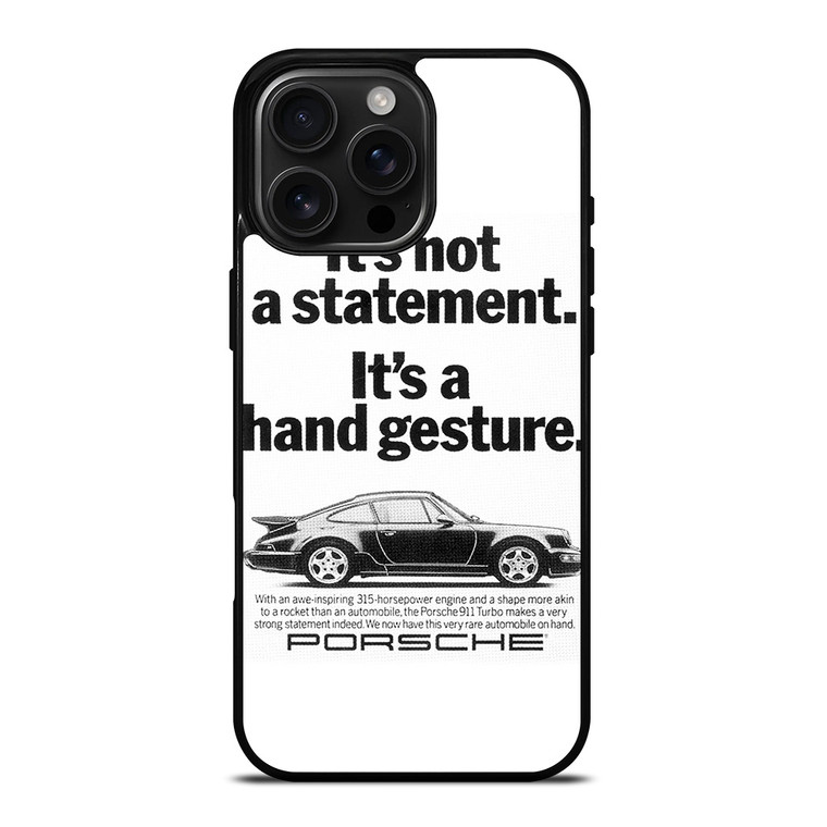 PORSHCE CAYMAN VINTAGE ADS iPhone 16 Pro Max Case Cover