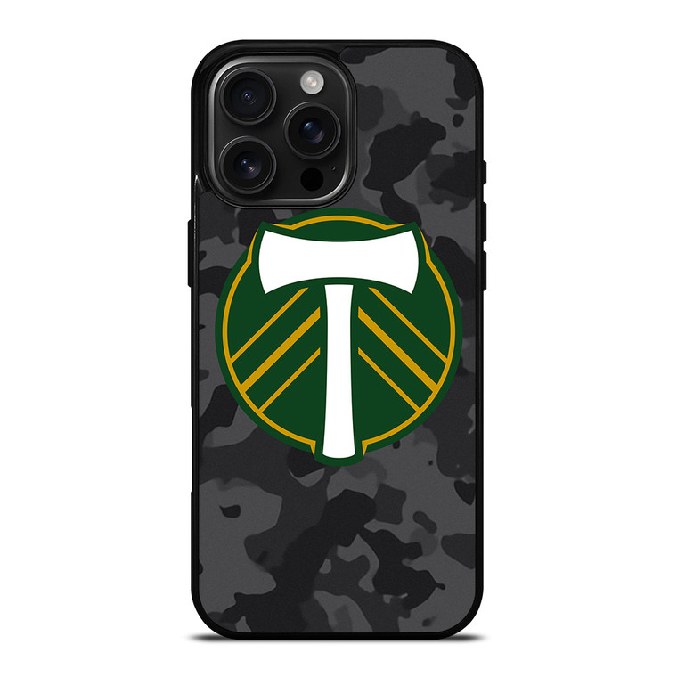 PORTLAND TIMBERS MLS BLACK CAMO iPhone 16 Pro Max Case Cover