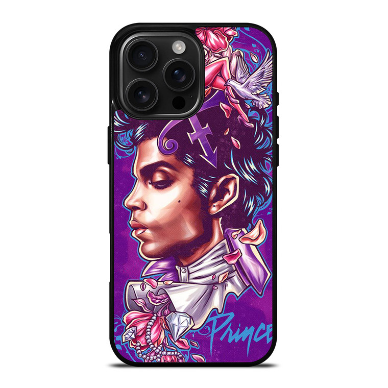 PRINCE PURPLE ART iPhone 16 Pro Max Case Cover