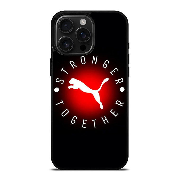 PUMA STRONGER TOGETHER iPhone 16 Pro Max Case Cover