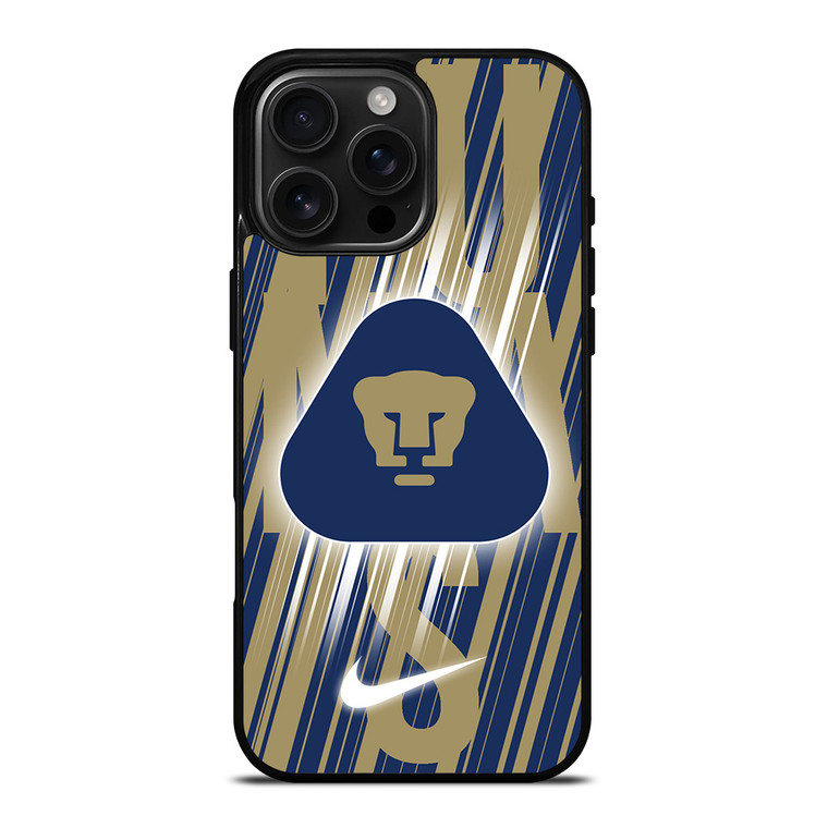 PUMAS UNAM MEXICO FOOTBALL NIKE iPhone 16 Pro Max Case Cover