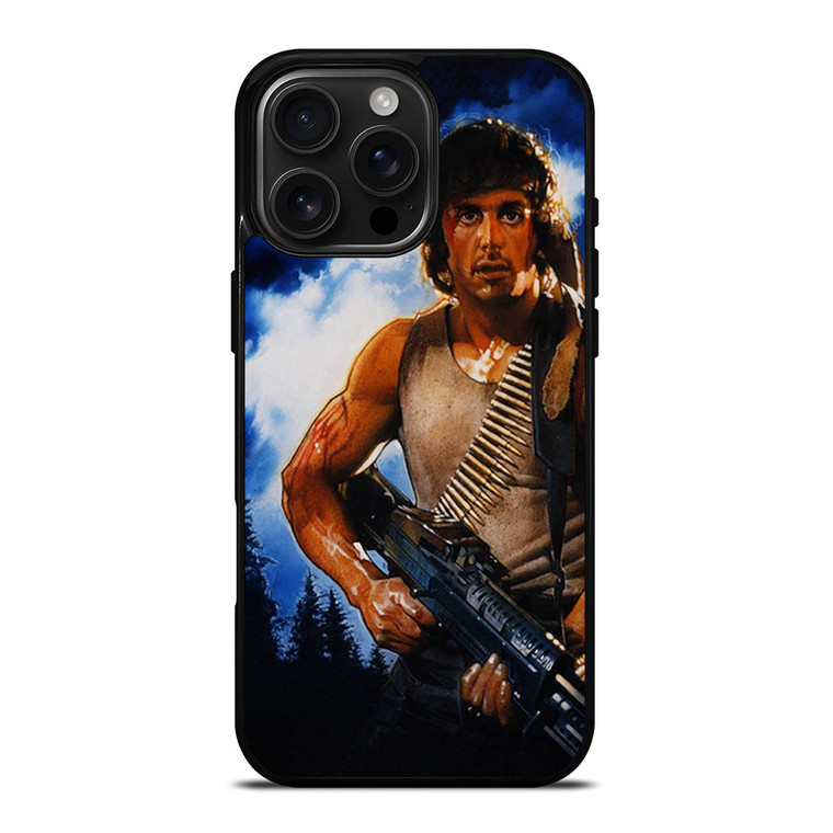 RAMBO FIRST BLOOD CLASSIC MOVIES iPhone 16 Pro Max Case Cover