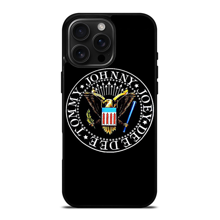 RAMONES ROCK BAND LOGO 2 iPhone 16 Pro Max Case Cover