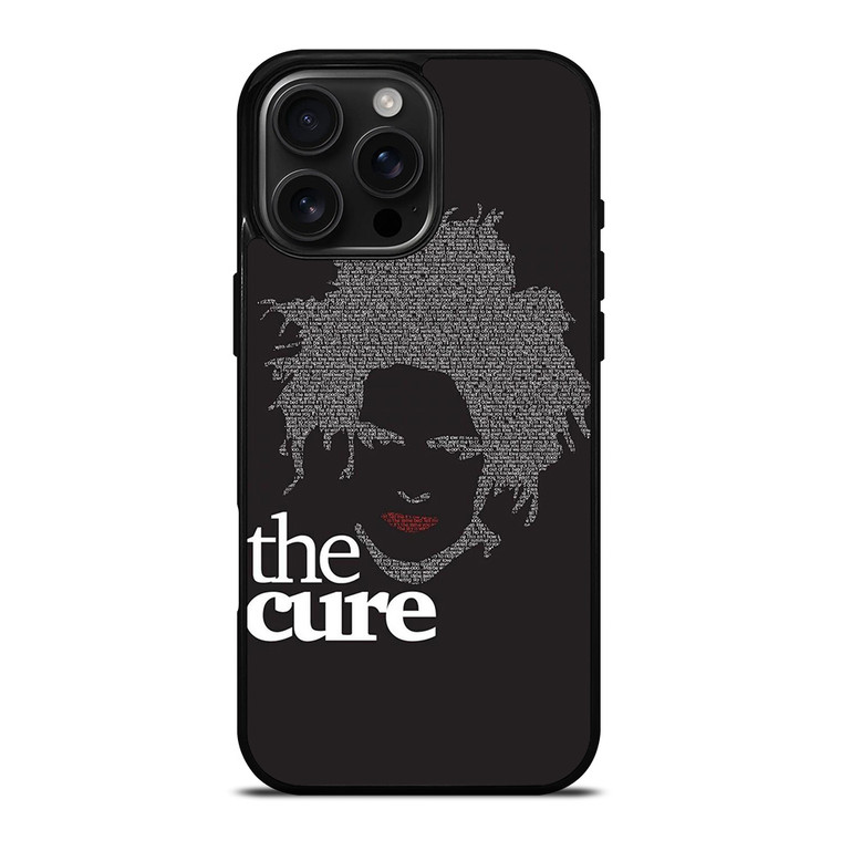 ROBERT SMITH THE CURE TYPOGRAPHY iPhone 16 Pro Max Case Cover ROBERT SMITH THE CURE TYPOGRAPHY iPhone 16 Pro Max Case Cover