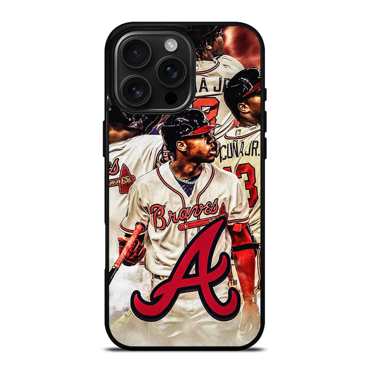 RONALD ACUNA JR ATLANTA BRAVES BASEBALL iPhone 16 Pro Max Case Cover