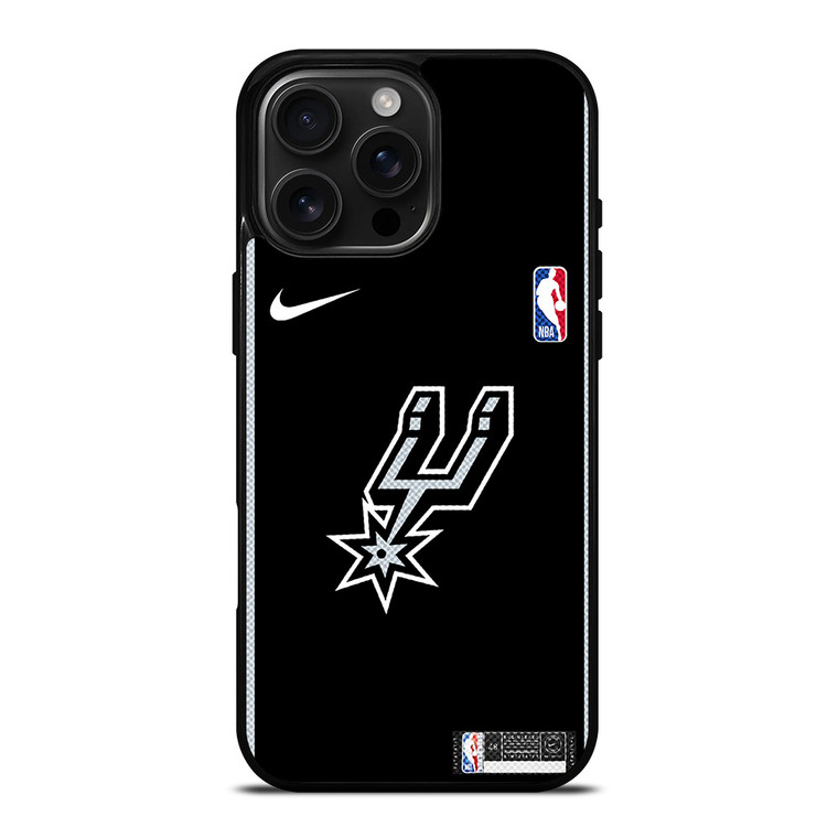 SAN ANTONIO SPURS NIKE NBA BASKETBALL iPhone 16 Pro Max Case Cover