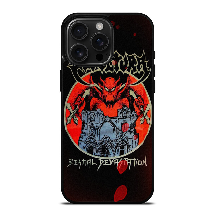SEPULTURA BESTIAL DEVASTATION iPhone 16 Pro Max Case Cover