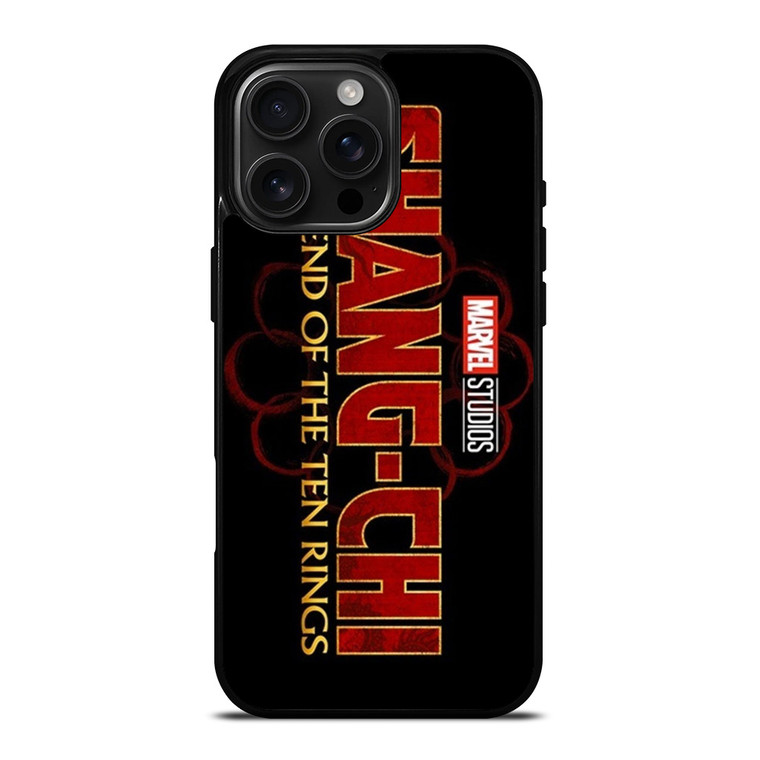 SHANG CHI AND THE LEGEND OF THE TEN RINGS MARVEL LOGO iPhone 16 Pro Max Case Cover