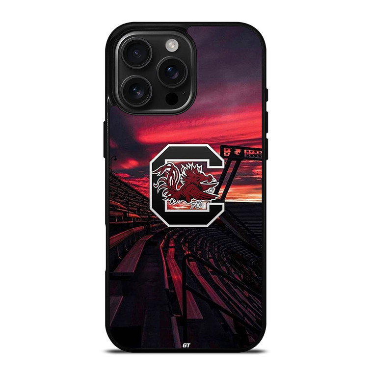SOUTH CAROLINA GAMECOCKS FOOTBALL UNIVERSITY LOGO iPhone 16 Pro Max Case Cover