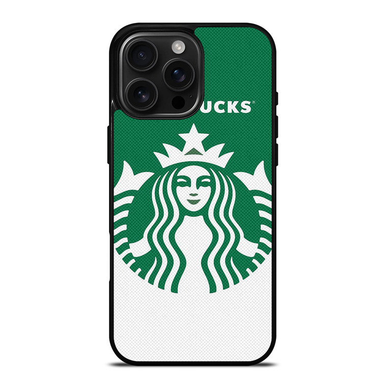 STARBUCKS COFFEE LOGO GREEN iPhone 16 Pro Max Case Cover