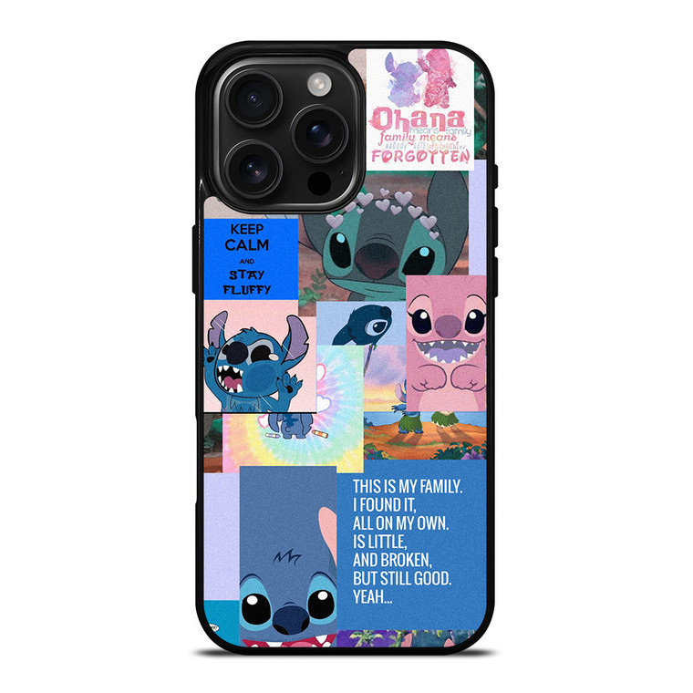 STITCH CARTOON COLLAGE 2 iPhone 16 Pro Max Case Cover
