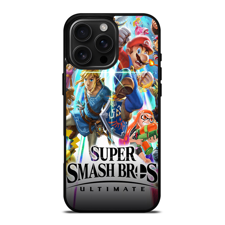 SUPER SMASH BROS ULTIMATE iPhone 16 Pro Max Case Cover