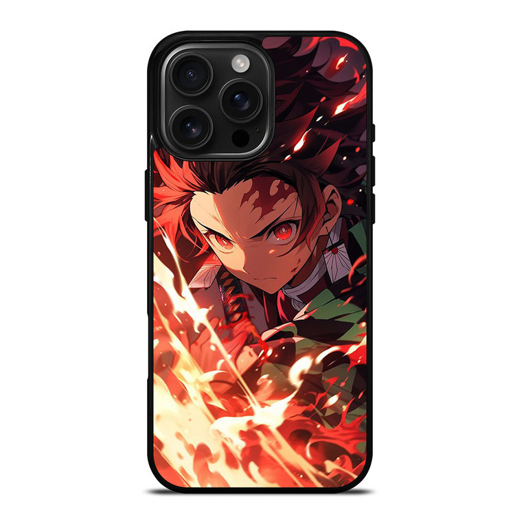 TANJIRO KAMADO DEMON SLAYER ANIME iPhone 16 Pro Max Case Cover