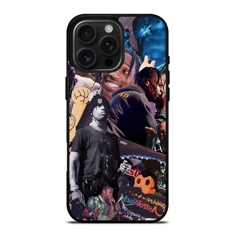 TRAVIS SCOTT ASTROWORLD COLLAGE iPhone 16 Pro Max Case Cover