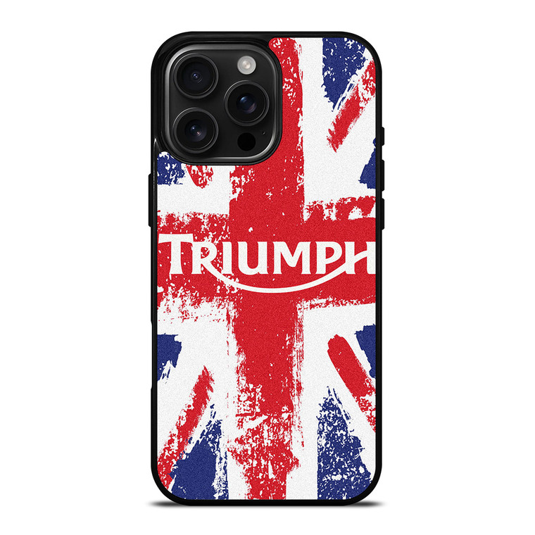 TRIUMPH MOTORCYCLES UNION JACK iPhone 16 Pro Max Case Cover