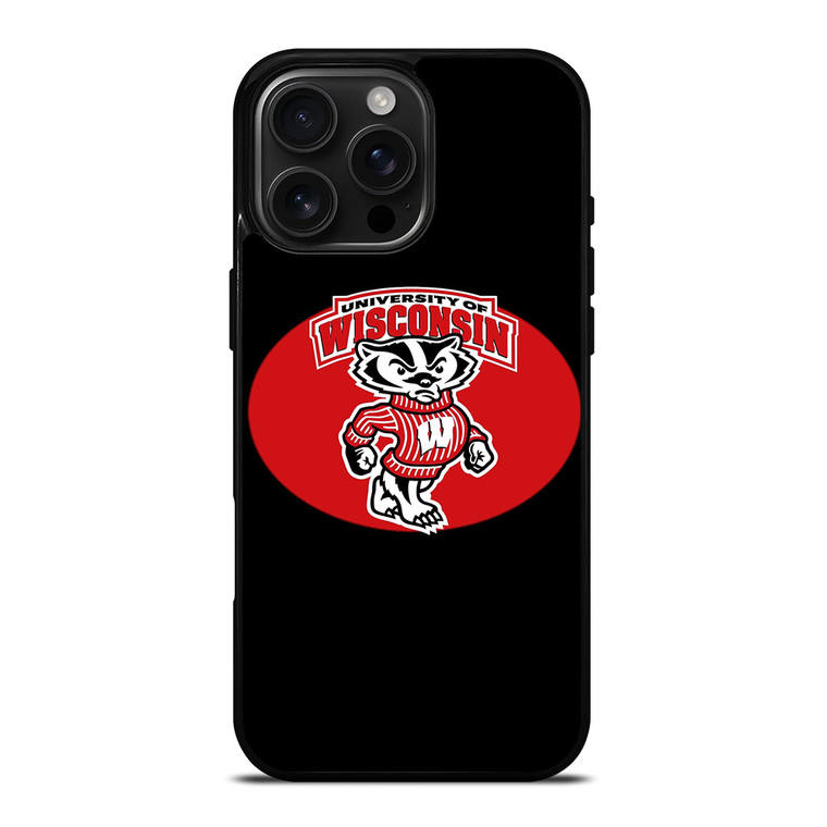UNIVERSITY OF WISCONSIN ICON iPhone 16 Pro Max Case Cover
