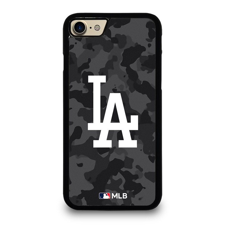 LOS ANGELES DODGERS BASEBALL BLACK CAMO iPhone 7 / 8 Case Cover