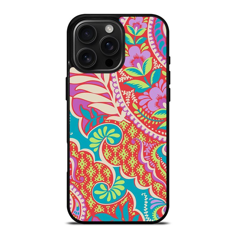 VERA BRADLEY FASHION FLORAL PATTERN iPhone 16 Pro Max Case Cover VERA BRADLEY FASHION FLORAL PATTERN iPhone 16 Pro Max Case Cover