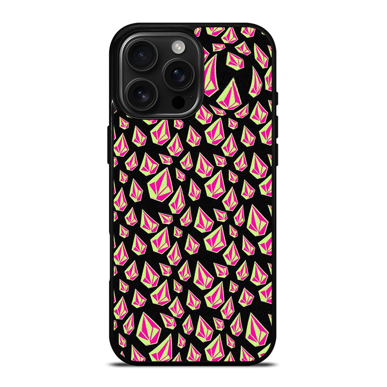 VOLCOM LOGO PATTERN iPhone 16 Pro Max Case Cover VOLCOM LOGO PATTERN iPhone 16 Pro Max Case Cover