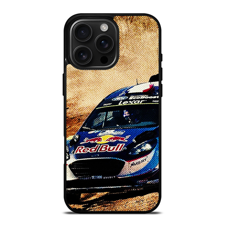 WRC RALLY SEBASTIEN OGIER FORD iPhone 16 Pro Max Case Cover