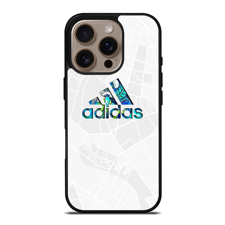 ADIDAS LOGO FLORAL SUMMER ICON iPhone 16 Pro Case Cover