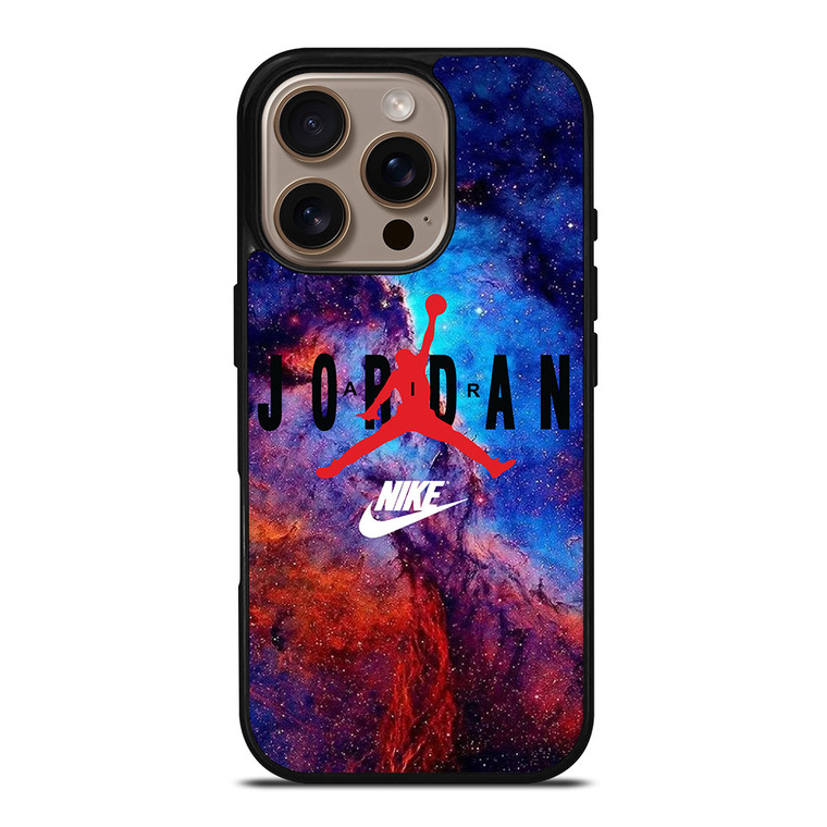 AIR JORDAN NIKE SHOES LOGO NEBULA iPhone 16 Pro Case Cover