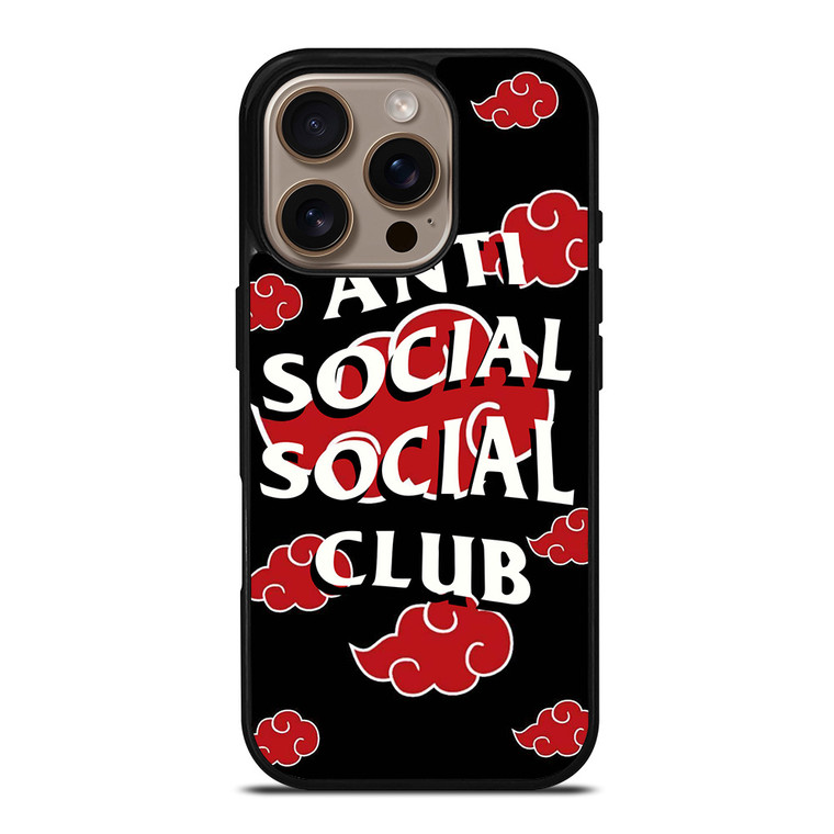 AKATSUKI ANTI SOCIAL SOCIAL CLUB iPhone 16 Pro Case Cover