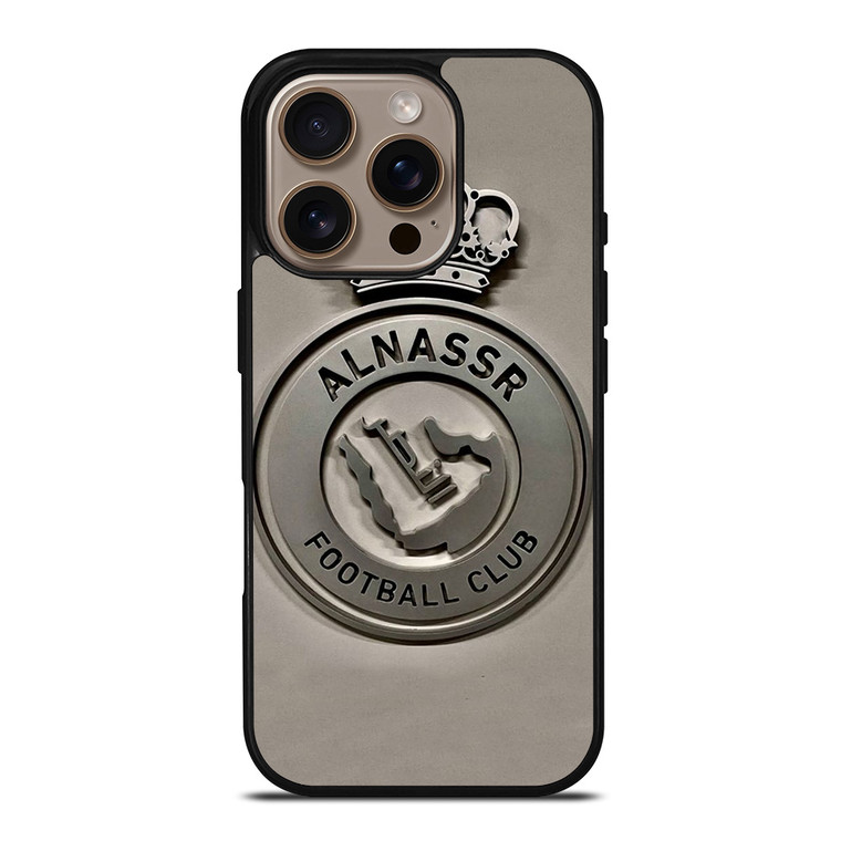 AL NASSR FOOTBALL LOGO METAL ICON iPhone 16 Pro Case Cover