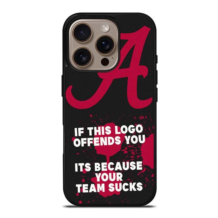 ALABAMA CRIMSON TIDE FOOTBALL FUNNY iPhone 16 Pro Case Cover