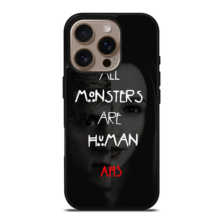 AMERICAN HORROR STORY ALL MONSTERS ARE HUMAN iPhone 16 Pro Case Cover