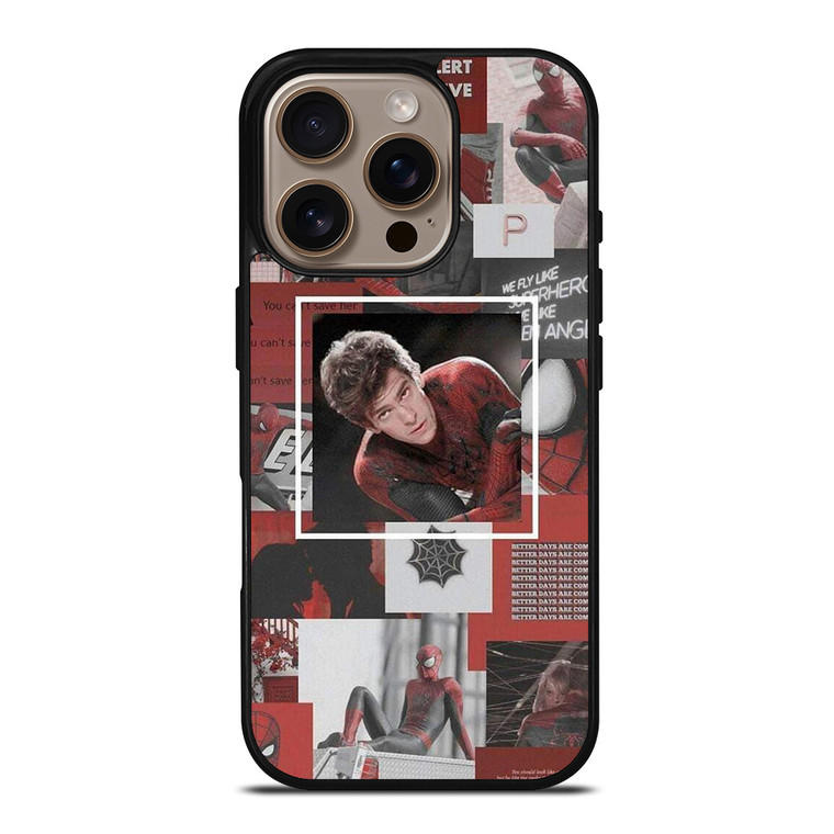 ANDREW GARFIELD SPIDER MAN COLLAGE iPhone 16 Pro Case Cover