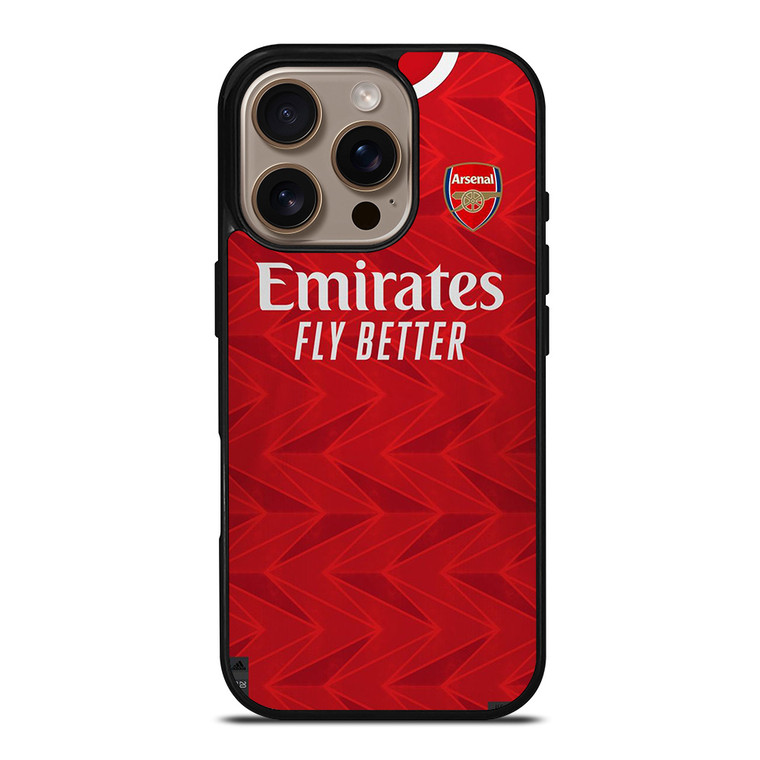 ARSENAL FC THE GUNNERS HOME JERSEY iPhone 16 Pro Case Cover