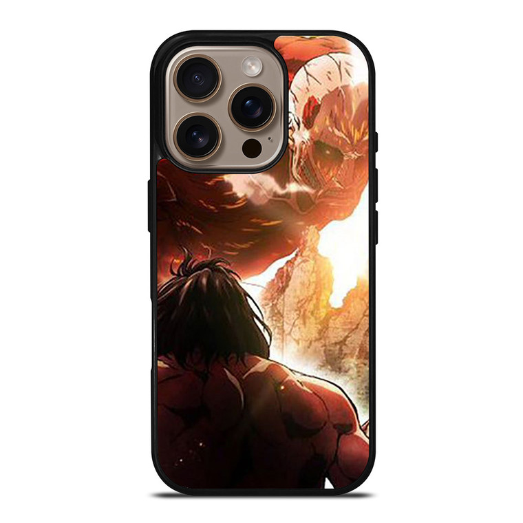 ATTACK ON TITAN EREN VS REINER 2 iPhone 16 Pro Case Cover
