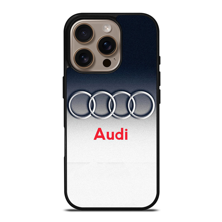 AUDI GRADIENT LOGO iPhone 16 Pro Case Cover