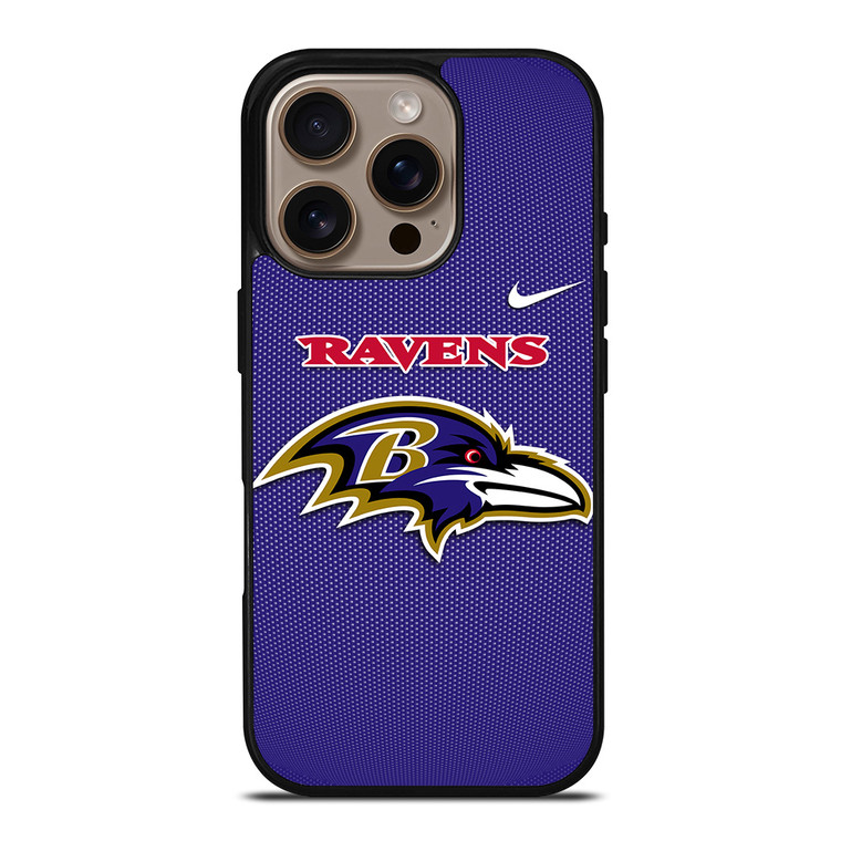 BALTIMORE RAVENS NFL FOOTBALL NIKE iPhone 16 Pro Case Cover