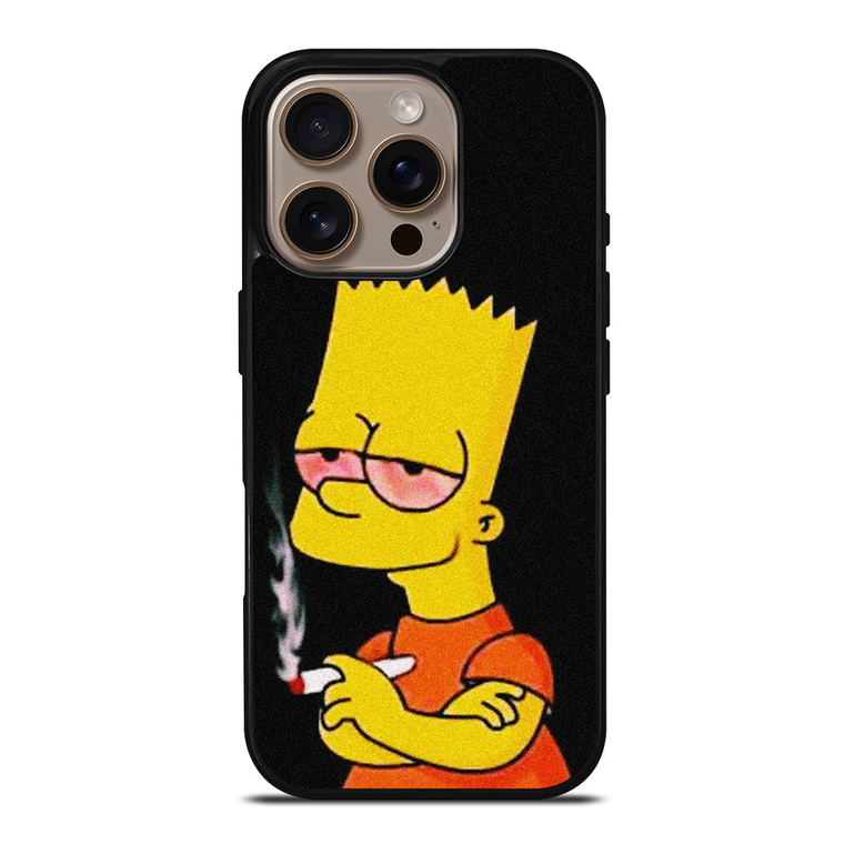BART SIMPSONS WEEDS CIGARATTE iPhone 16 Pro Case Cover
