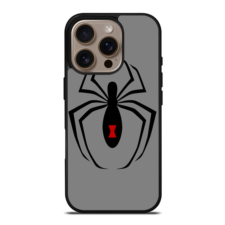 BLACK WIDOW SPIDER SYMBOL iPhone 16 Pro Case Cover