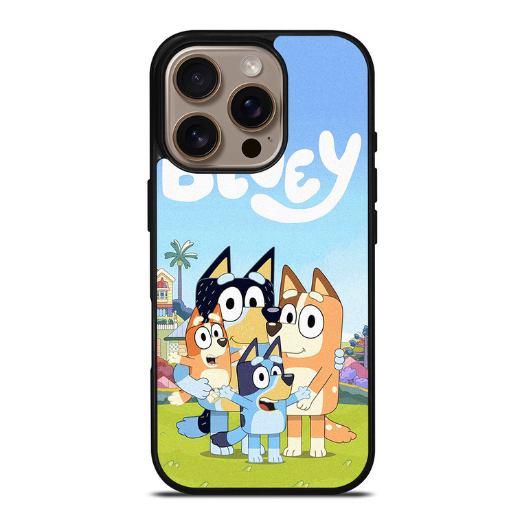 BLUEY HEELER PUPPY CARTOON iPhone 16 Pro Case Cover