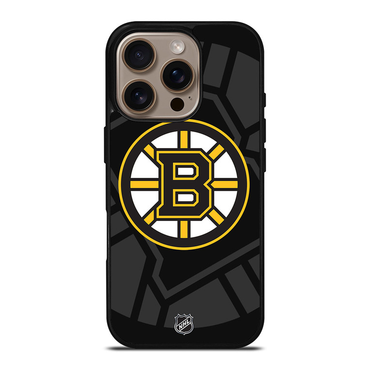 BOSTON BRUINS NHL TEAM iPhone 16 Pro Case Cover