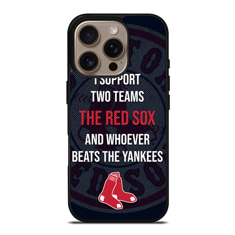 BOSTON RED SOX MLB BASEBALL BANTER FANS 2 iPhone 16 Pro Case Cover