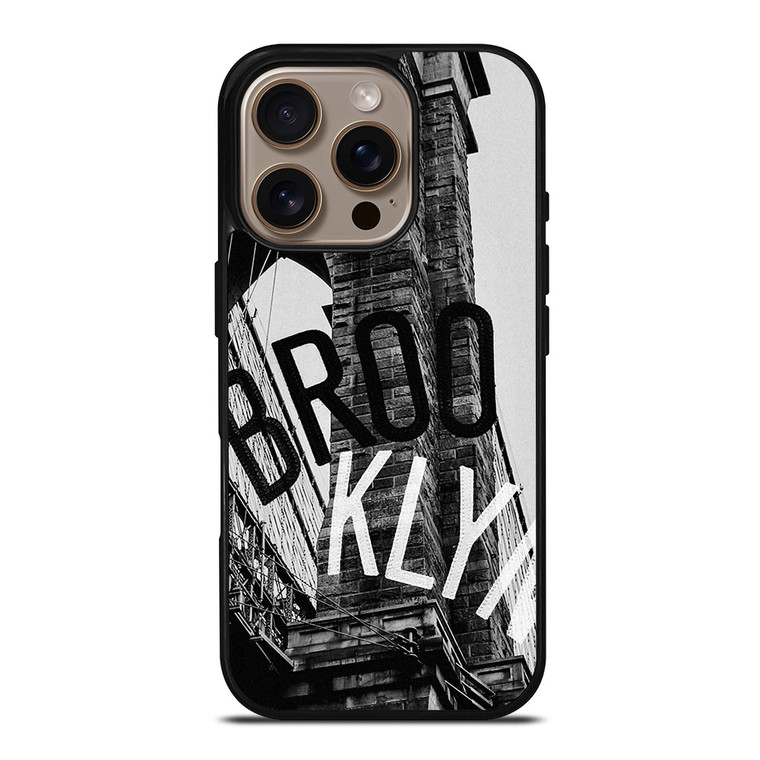 BROOKLYN NETS NBA BASKETBALL iPhone 16 Pro Case Cover