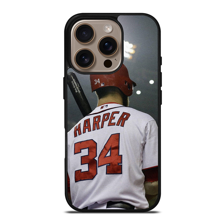 BRYCE HARPER PHILADELPHIE PHILLIES iPhone 16 Pro Case Cover