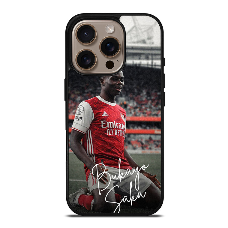 BUKAYO SAKA ARSENAL FOOTBALL CLUB iPhone 16 Pro Case Cover
