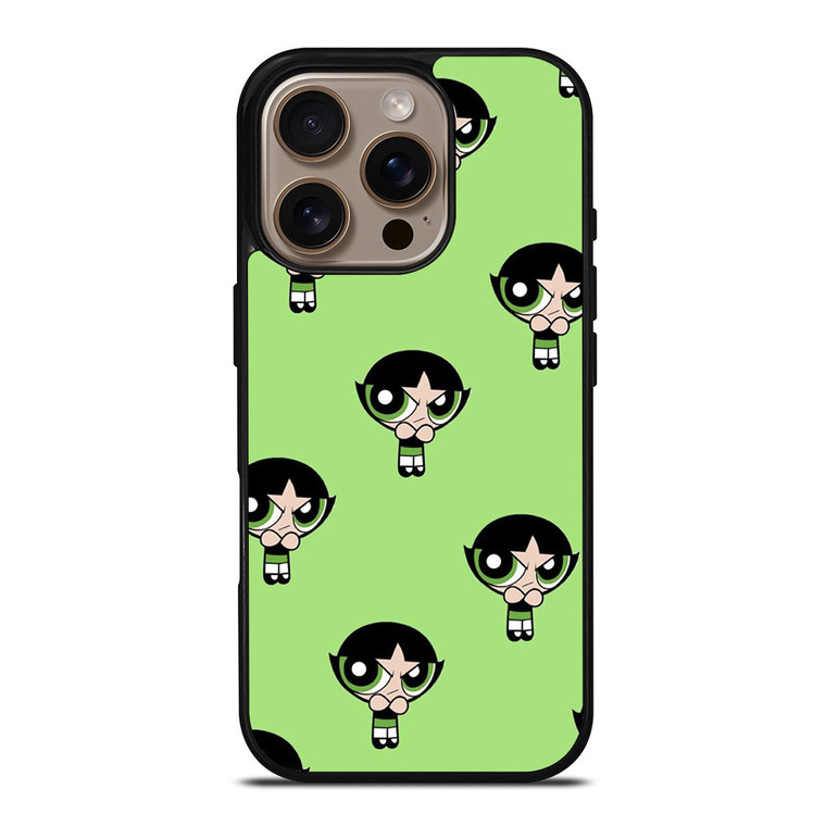 BUTTERCUP POWERPUFF GIRLS PATTERN iPhone 16 Pro Case Cover