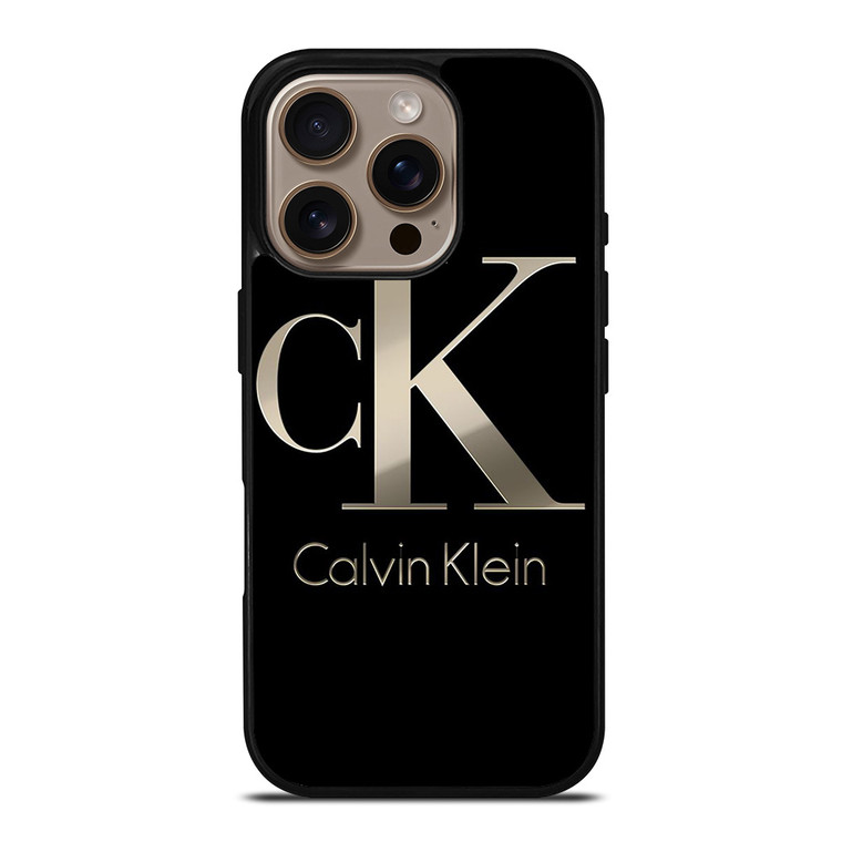 CALVIN KLEIN METAL LOGO iPhone 16 Pro Case Cover