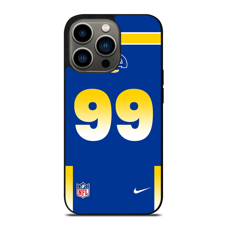 LOS ANGELES RAMS AARON DONALD 99 NFL NIKE iPhone 13 Pro Case Cover